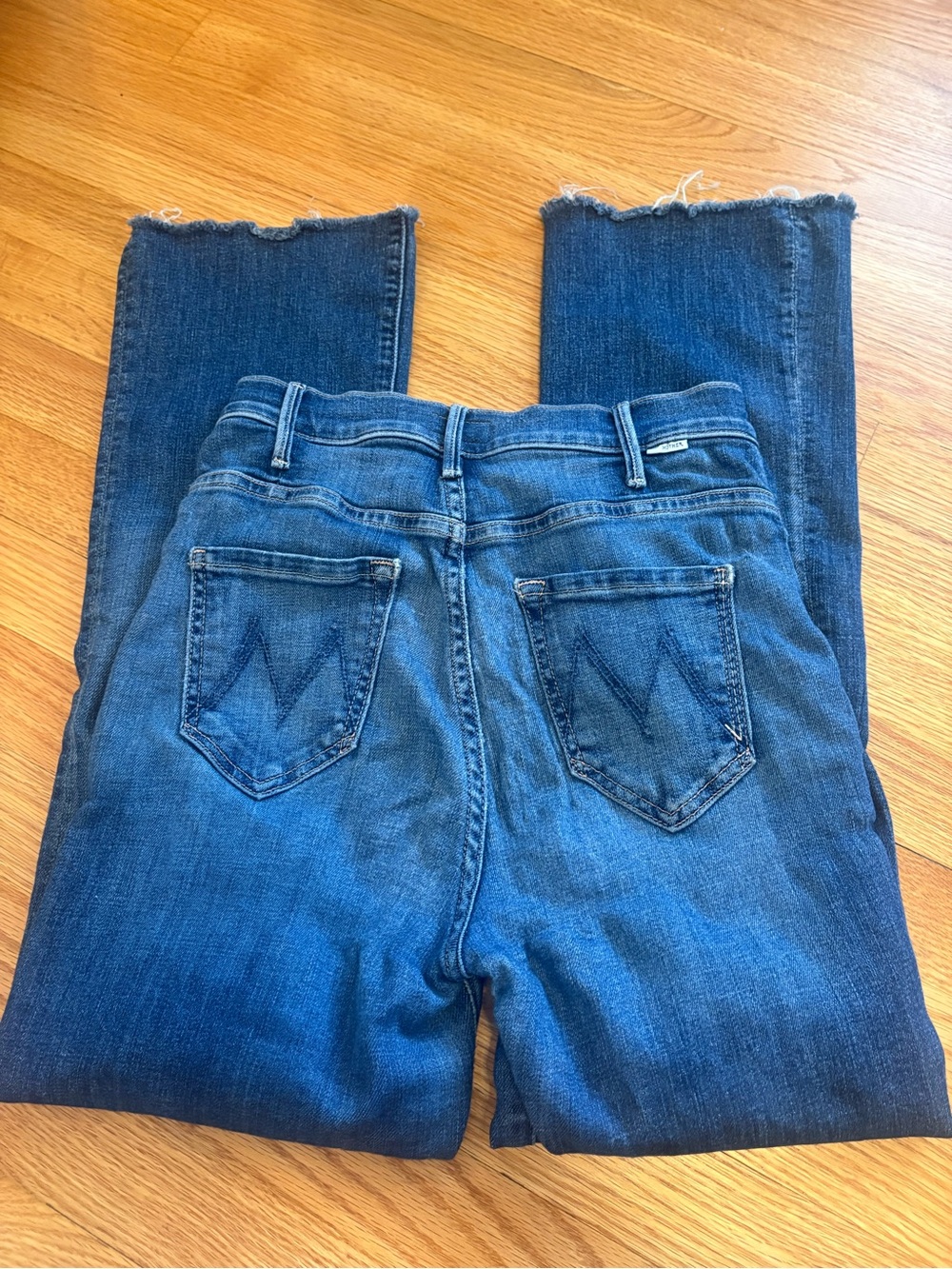 Mother The Hustler Ankle Fray Jeans - Picture 3 of 6
